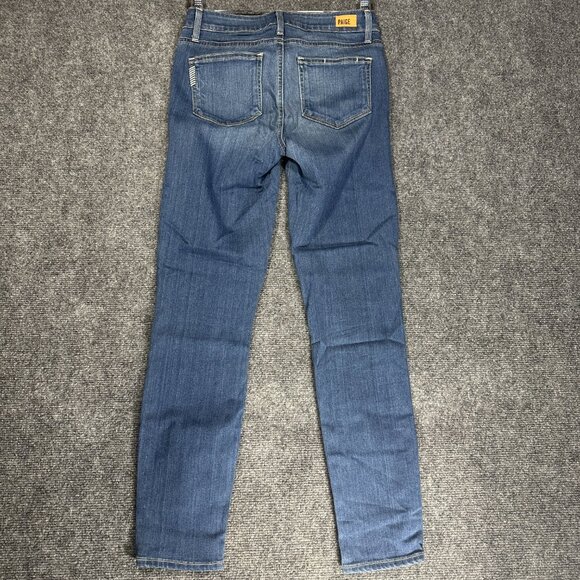 Paige Jeans Womens 26 Verdugo Ankle Cotton Stretch Medium Wash Pockets - Picture 8 of 9